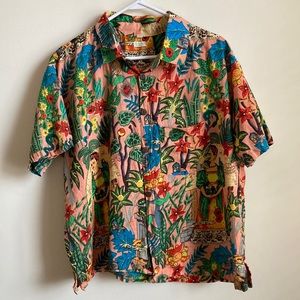 Frida Kahlo button up shirt